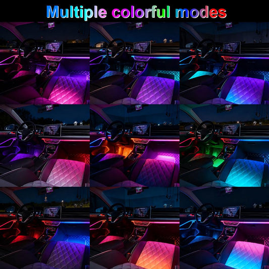 Fiber Optic Ambient LED Light Kit with App Control & Music Mode