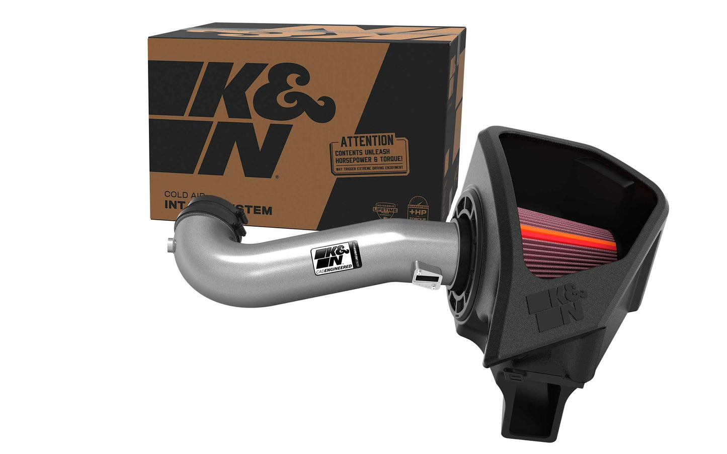 Cold Air Intake System: High-Flow Cotton Filter