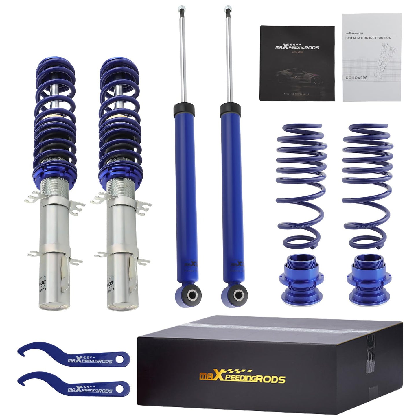 Height Adjustable Coilover Suspension Kit for Golf Jetta Beetle FWD 1997–2010