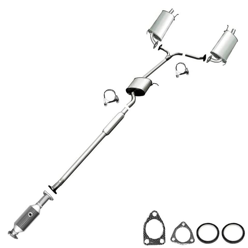 Direct Fit Exhaust System Kit with Mufflers & Catalytic Converter for TL 3.2L 1999–2003