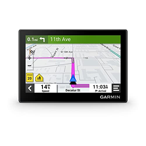 5" GPS Navigator with Touchscreen Maps & Driver Alerts