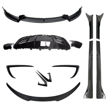 Full Aero Body Kit Package with Splitter Side Skirts Diffuser & Spoiler for Model Y 2019–2024