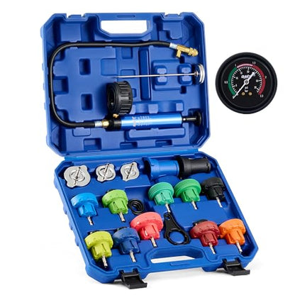 Universal Coolant Pressure Tester Kit for Radiator Leak Detection & Refill