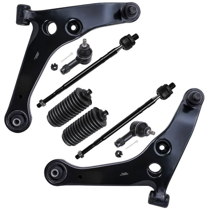 8-Piece Front Suspension Kit with Control Arms Ball Joints & Sway Bar Links for 2WD