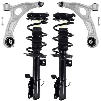 Front & Rear Suspension Kit with Struts Control Arms & Tie Rods for Camaro 2011–2012