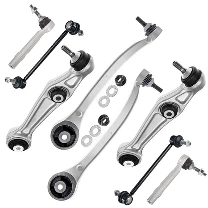 8-Piece Front Suspension Kit with Control Arms Ball Joints & Sway Bar Links for 2WD