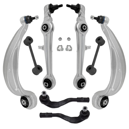 8-Piece Front Suspension Kit with Control Arms Ball Joints & Sway Bar Links for 2WD