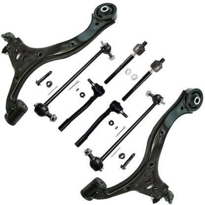 8-Piece Front Suspension Kit with Control Arms Ball Joints & Sway Bar Links for 2WD