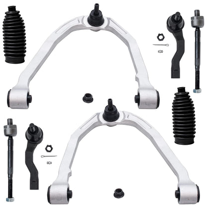 8-Piece Front Suspension Kit with Control Arms Ball Joints & Sway Bar Links for 2WD