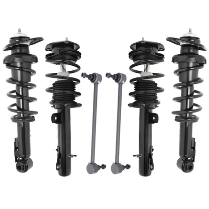 Front & Rear Suspension Kit with Struts Control Arms & Tie Rods for Camaro 2011–2012