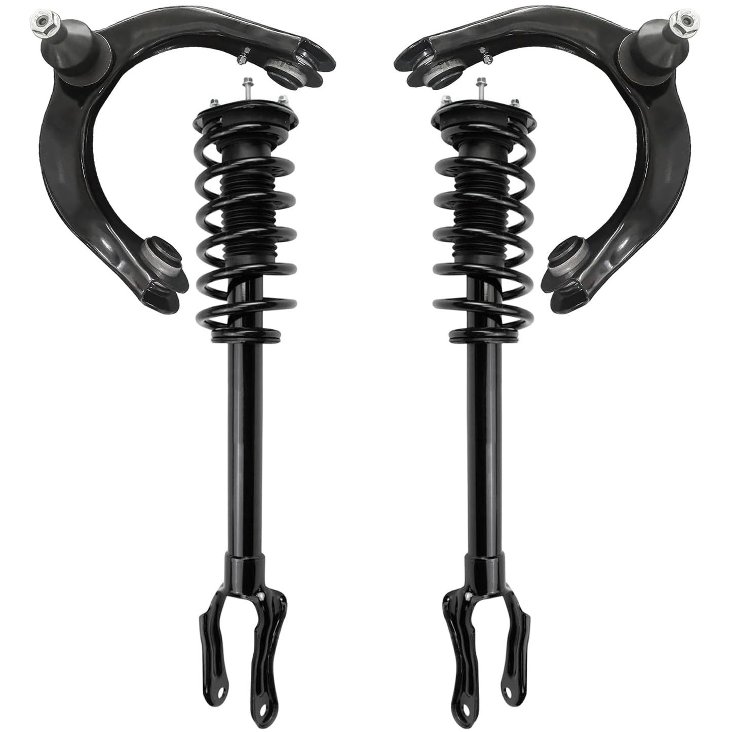 Front & Rear Suspension Kit with Struts Control Arms & Tie Rods for Camaro 2011–2012