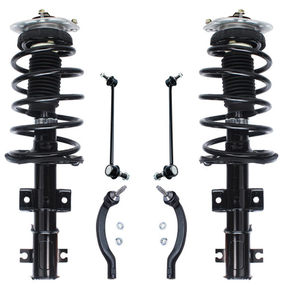 Front & Rear Suspension Kit with Struts Control Arms & Tie Rods for Camaro 2011–2012