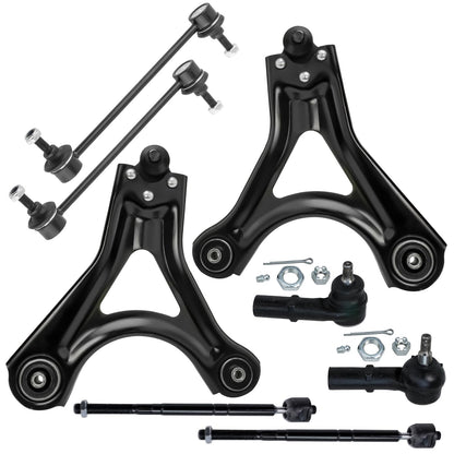 8-Piece Front Suspension Kit with Control Arms Ball Joints & Sway Bar Links for 2WD