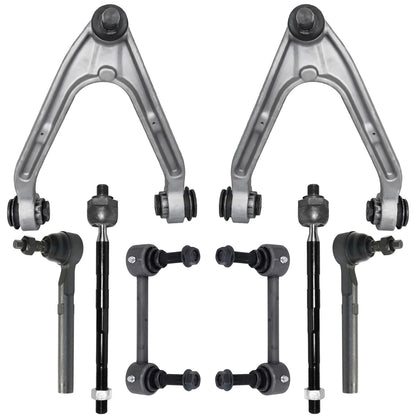 8-Piece Front Suspension Kit with Control Arms Ball Joints & Sway Bar Links for 2WD