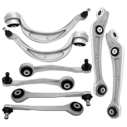 8-Piece Front Suspension Kit with Control Arms Ball Joints & Sway Bar Links for 2WD