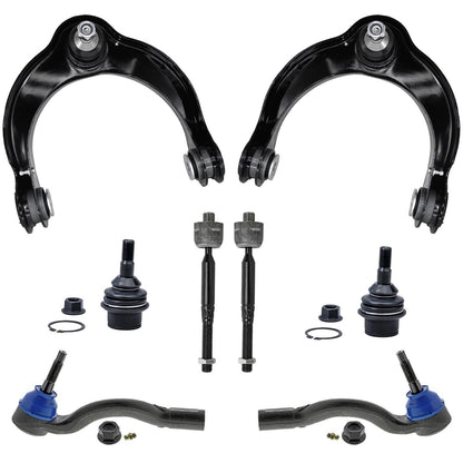 8-Piece Front Suspension Kit with Control Arms Ball Joints & Sway Bar Links for 2WD