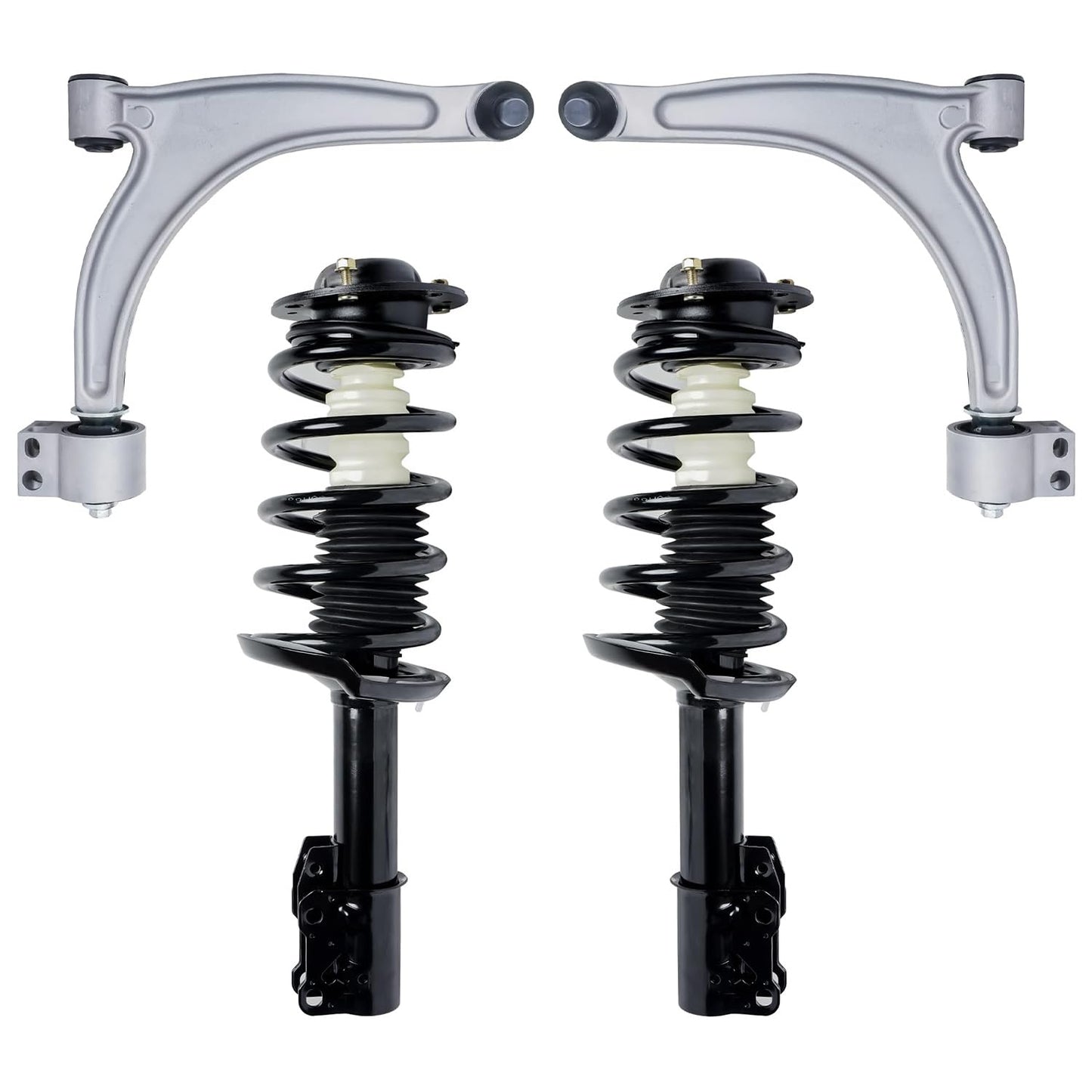 Front & Rear Suspension Kit with Struts Control Arms & Tie Rods for Camaro 2011–2012