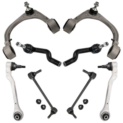 8-Piece Front Suspension Kit with Control Arms Ball Joints & Sway Bar Links for 2WD