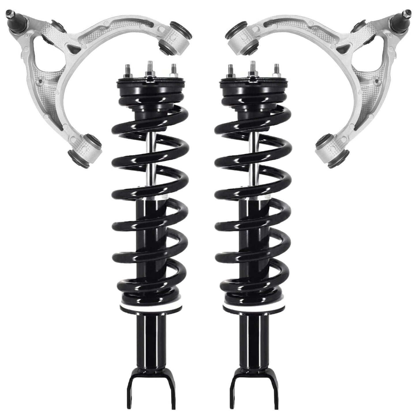 Front & Rear Suspension Kit with Struts Control Arms & Tie Rods for Camaro 2011–2012