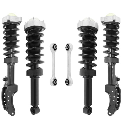 Front & Rear Suspension Kit with Struts Control Arms & Tie Rods for Camaro 2011–2012