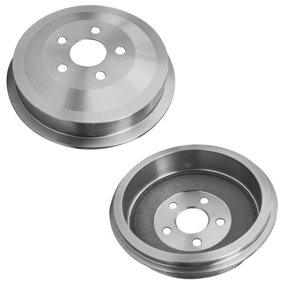 Front & Rear Brake Kit with Drilled Slotted Rotors & Ceramic Pads for Camaro V6 2010–2015