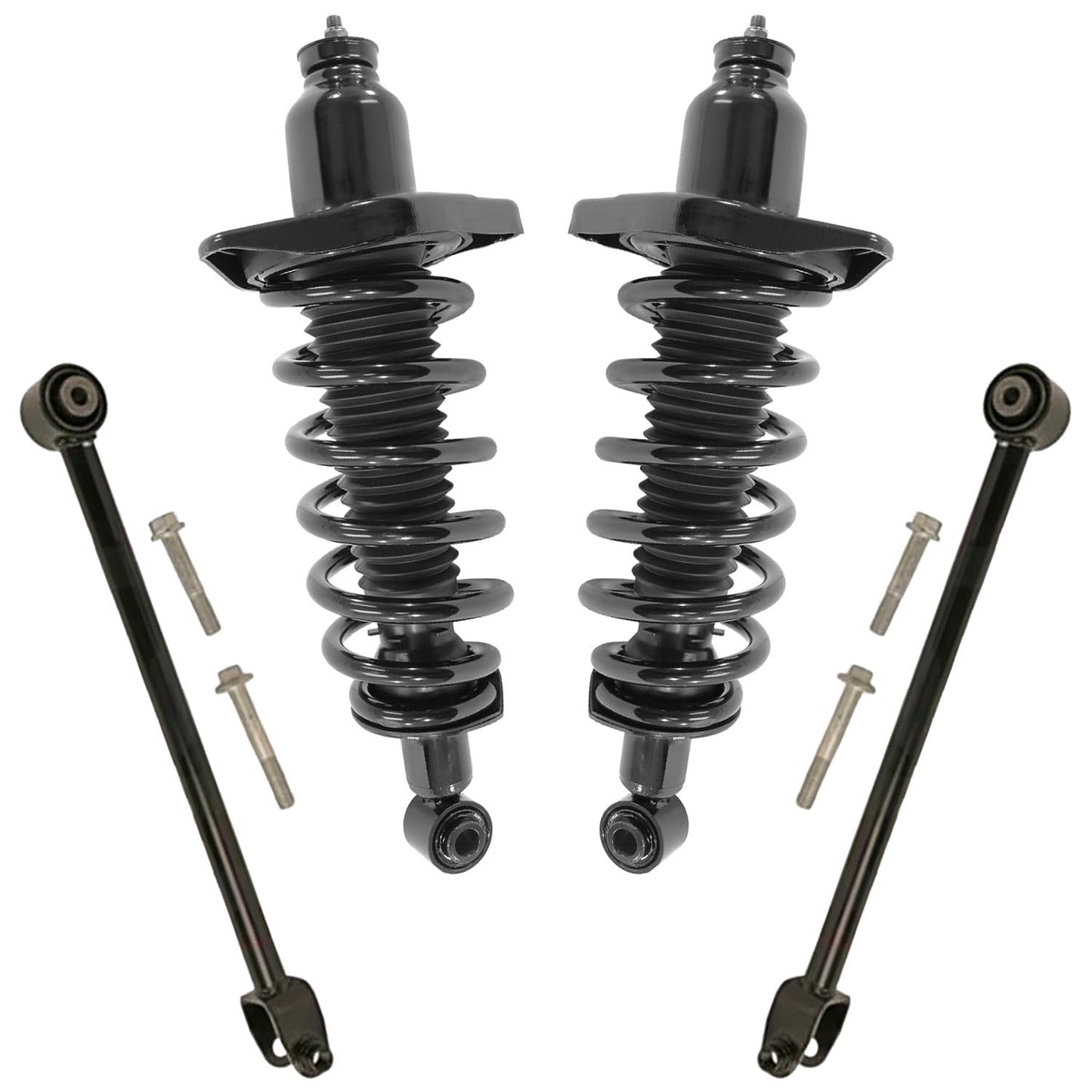 Front & Rear Suspension Kit with Struts Control Arms & Tie Rods for Camaro 2011–2012