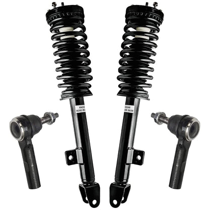 Front & Rear Suspension Kit with Struts Control Arms & Tie Rods for Camaro 2011–2012