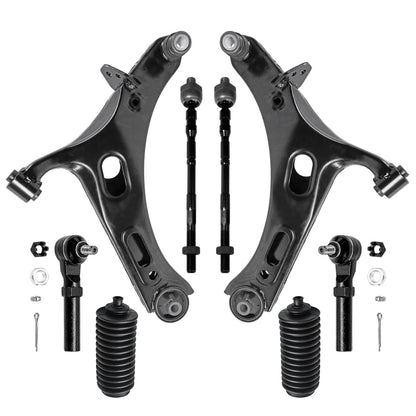 8-Piece Front Suspension Kit with Control Arms Ball Joints & Sway Bar Links for 2WD