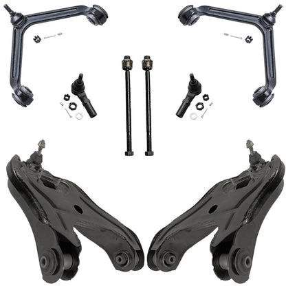8-Piece Front Suspension Kit with Control Arms Ball Joints & Sway Bar Links for 2WD