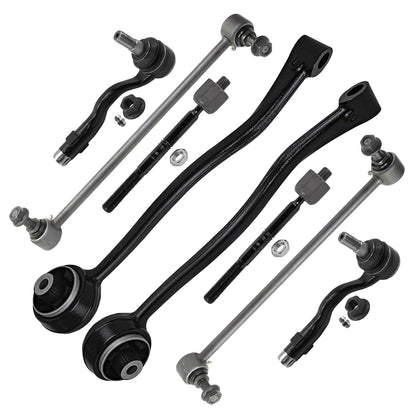 8-Piece Front Suspension Kit with Control Arms Ball Joints & Sway Bar Links for 2WD