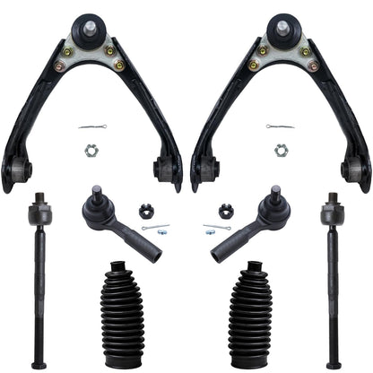 8-Piece Front Suspension Kit with Control Arms Ball Joints & Sway Bar Links for 2WD