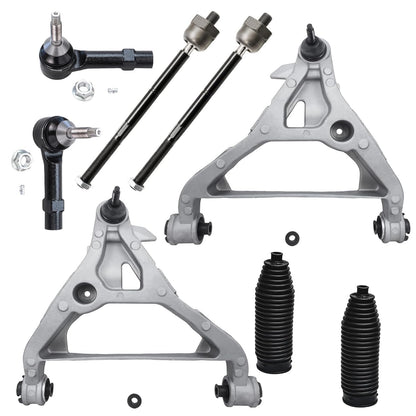 8-Piece Front Suspension Kit with Control Arms Ball Joints & Sway Bar Links for 2WD