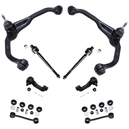 8-Piece Front Suspension Kit with Control Arms Ball Joints & Sway Bar Links for 2WD