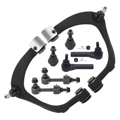 8-Piece Front Suspension Kit with Control Arms Ball Joints & Sway Bar Links for 2WD