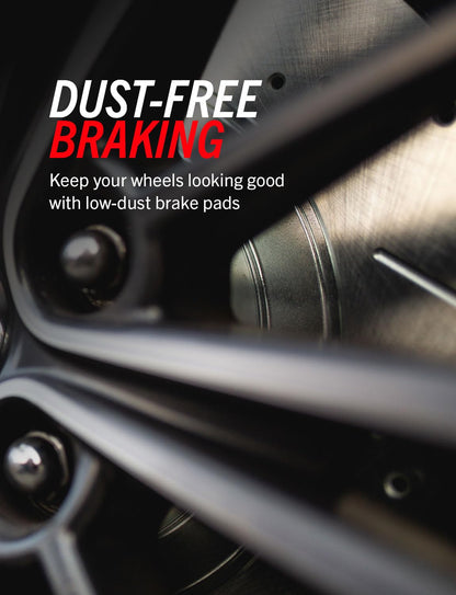 Front & Rear Brake Kit with Drilled Slotted Rotors & Carbon Ceramic Pads for F-150 2012–2018