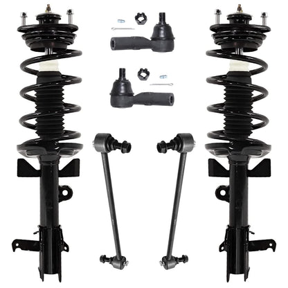 Front & Rear Suspension Kit with Struts Control Arms & Tie Rods for Camaro 2011–2012