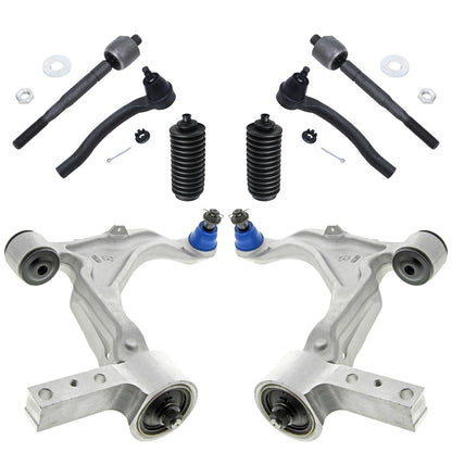 8-Piece Front Suspension Kit with Control Arms Ball Joints & Sway Bar Links for 2WD