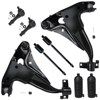 8-Piece Front Suspension Kit with Control Arms Ball Joints & Sway Bar Links for 2WD