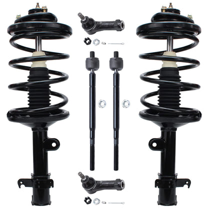 Front & Rear Suspension Kit with Struts Control Arms & Tie Rods for Camaro 2011–2012