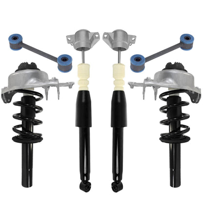 Front & Rear Suspension Kit with Struts Control Arms & Tie Rods for Camaro 2011–2012