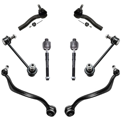 8-Piece Front Suspension Kit with Control Arms Ball Joints & Sway Bar Links for 2WD