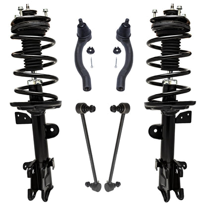 Front & Rear Suspension Kit with Struts Control Arms & Tie Rods for Camaro 2011–2012