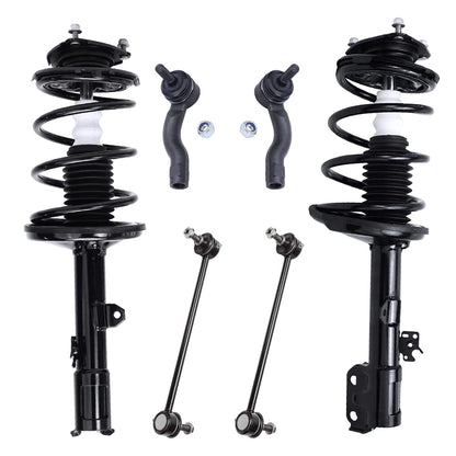 Front & Rear Suspension Kit with Struts Control Arms & Tie Rods for Camaro 2011–2012