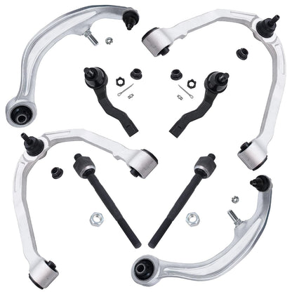 8-Piece Front Suspension Kit with Control Arms Ball Joints & Sway Bar Links for 2WD