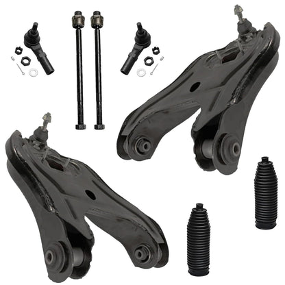 8-Piece Front Suspension Kit with Control Arms Ball Joints & Sway Bar Links for 2WD