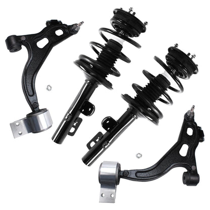 Front & Rear Suspension Kit with Struts Control Arms & Tie Rods for Camaro 2011–2012