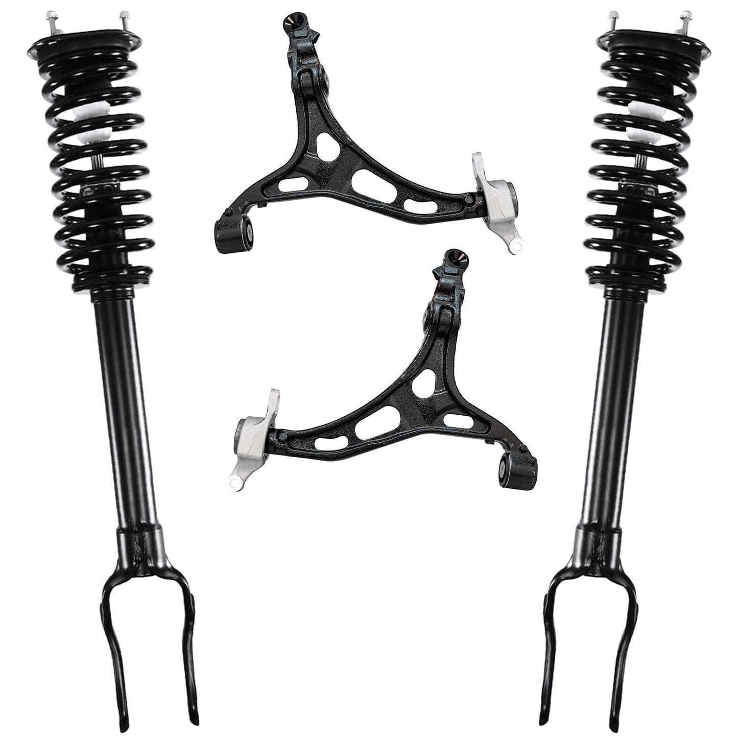 Front & Rear Suspension Kit with Struts Control Arms & Tie Rods for Camaro 2011–2012