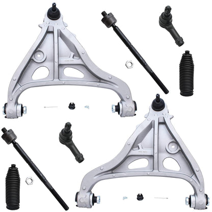 8-Piece Front Suspension Kit with Control Arms Ball Joints & Sway Bar Links for 2WD