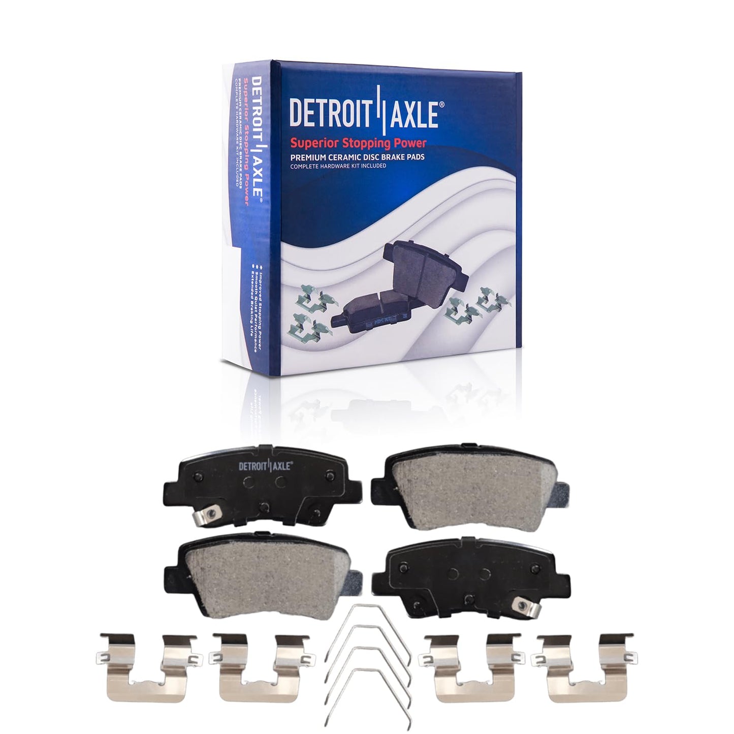 Front & Rear Brake Kit with Drilled Slotted Rotors & Ceramic Pads for Camaro V6 2010–2015
