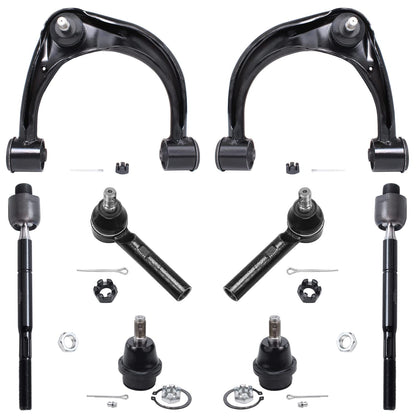 8-Piece Front Suspension Kit with Control Arms Ball Joints & Sway Bar Links for 2WD